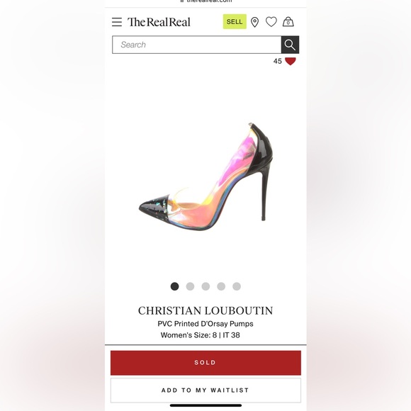 Christian Louboutin Debout Disco size 38 - Picture 10 of 10